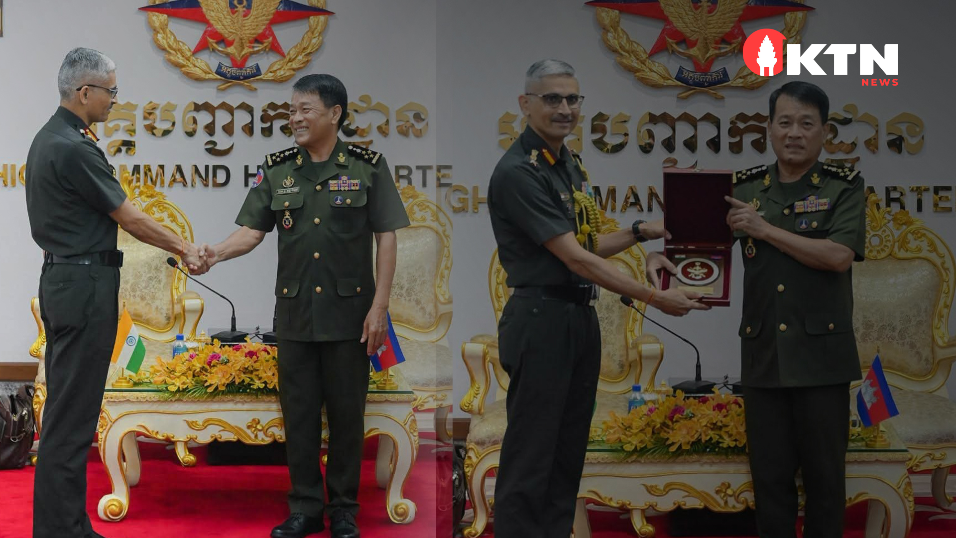 Cambodia and India Stand Ready for Defence Strengthening Co-operation
