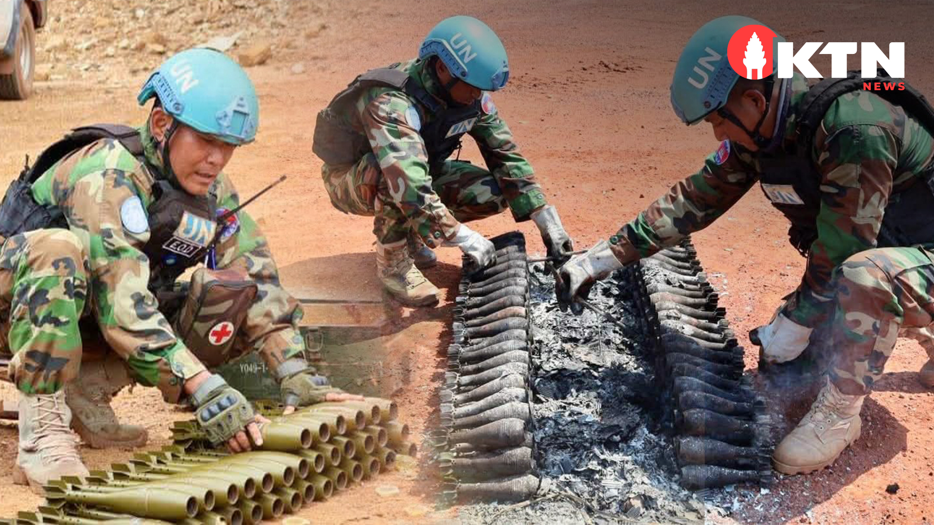 Cambodian Demining Experts Safely Destroy Expired Munitions for UN in Central African Republic