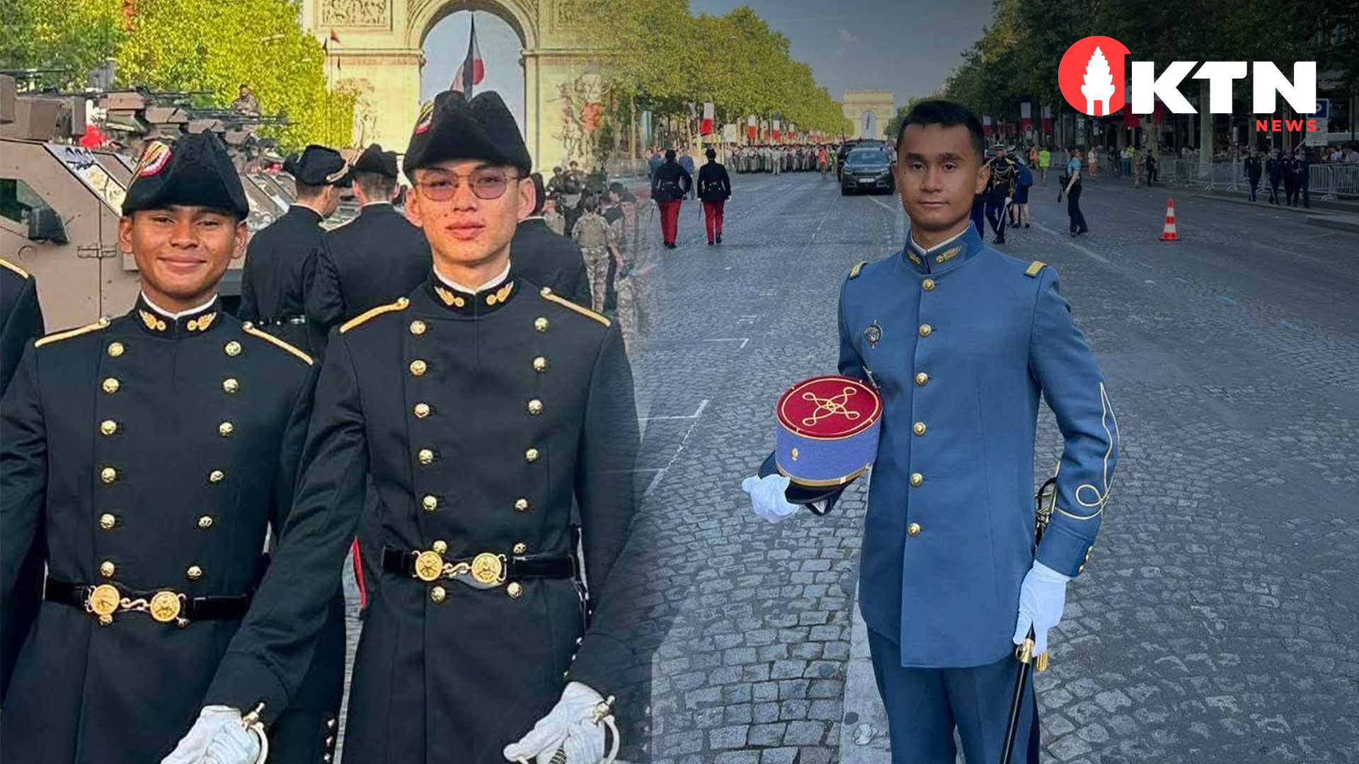 Three Cambodians Join Bastille Day Parade in Paris, Marching with Honour