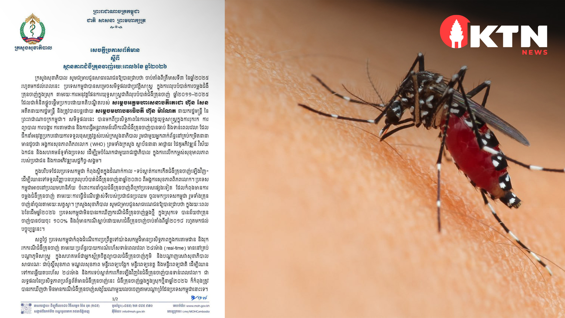 Cambodia's Malaria-Free Milestone: Zero Indigenous Cases, No Deaths Since 2018