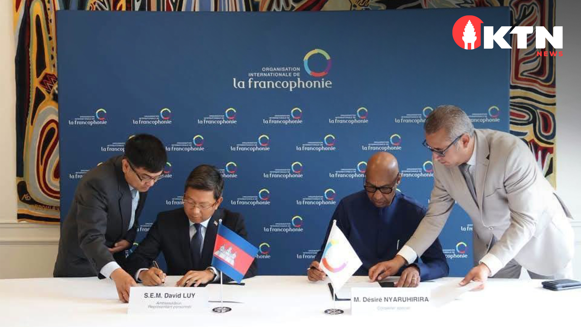 Cambodia and OIF Sign Five-Year Action Plan to Boost French Language Education